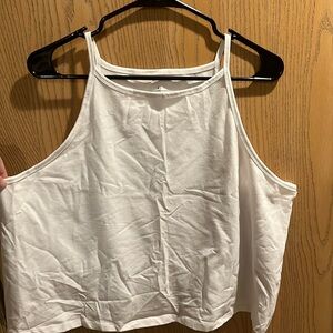 White halter top.